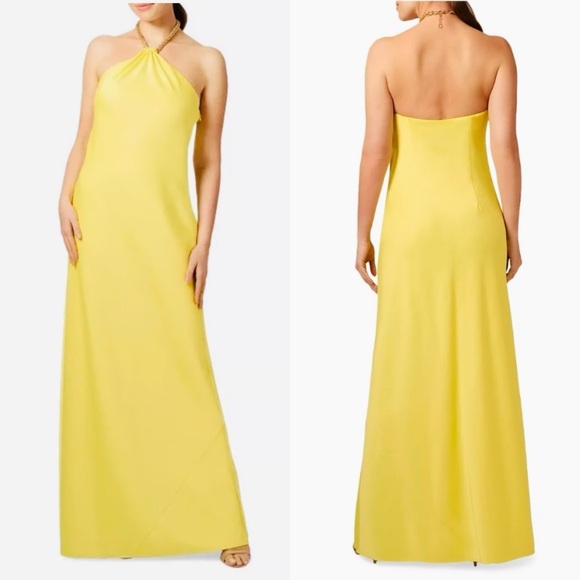 Liv Foster Chain Halter A-Line Gown NEW Size 10 - Picture 13 of 13